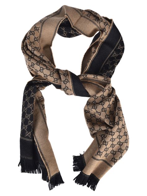 gucci scarf monogram wool|Gucci wool scarf sale.